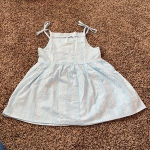 Light Blue Dress - Tie Straps - Size 12-18 Months